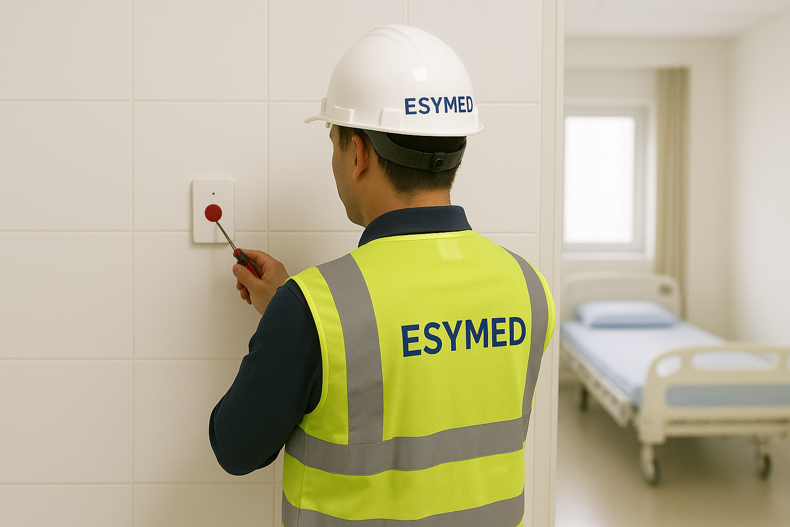 dự án esymed lắp chuông báo gọi y tá tại bệnh viện bưu điện