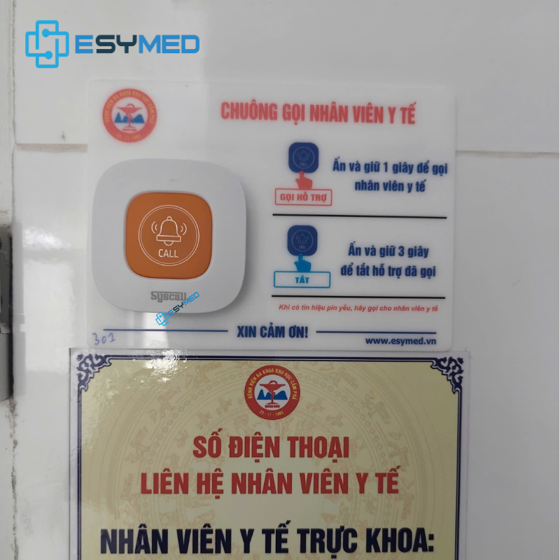 esymed triển khai hệ thống chuông gọi y tá tại bệnh viện đa khoa khu vực cẩm phả