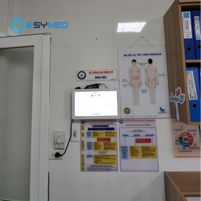 esymed triển khai hệ thống báo động đỏ tại bệnh viện bưu điện