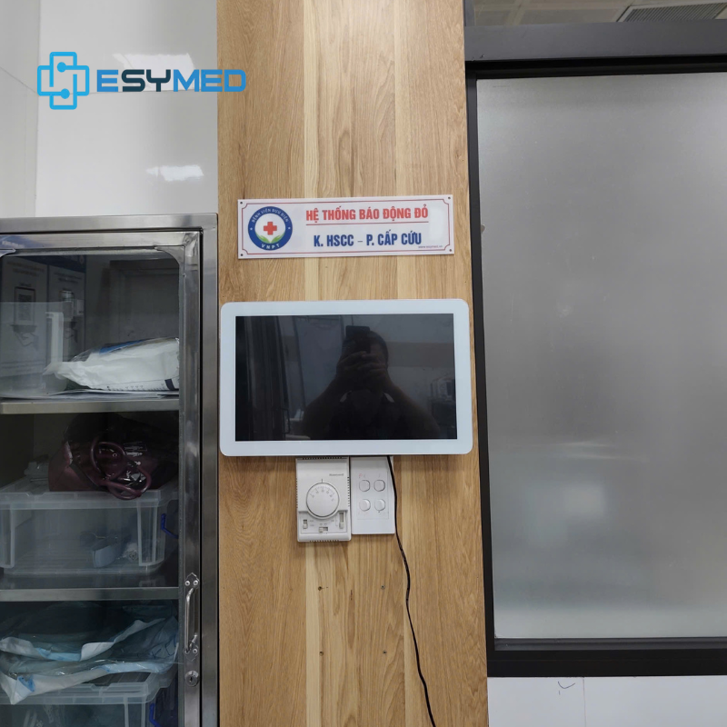 esymed triển khai hệ thống báo động đỏ tại bệnh viện bưu điện