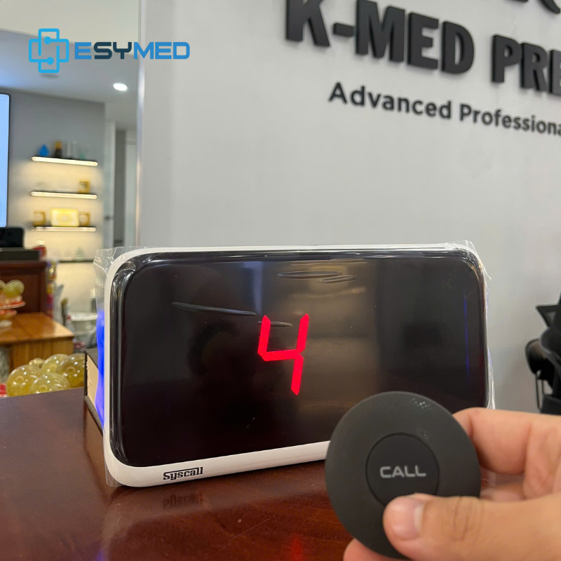esymed lắp chuông gọi y tá tại phòng khám k med premium