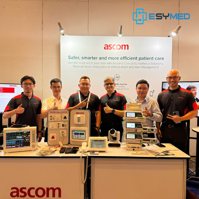 esymed đại diện ascom tham dự triển lãm hma tại việt nam