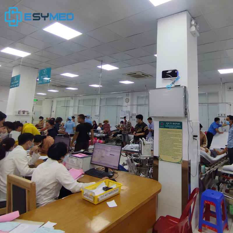 dự án esymed triển khai hệ thống chuông báo gọi y tá tại bệnh viện tuyến đầu TPHCM