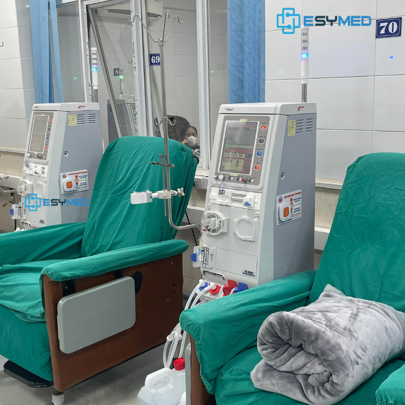 esymed lắp chuông gọi y tá cho bệnh viện thận hà nội