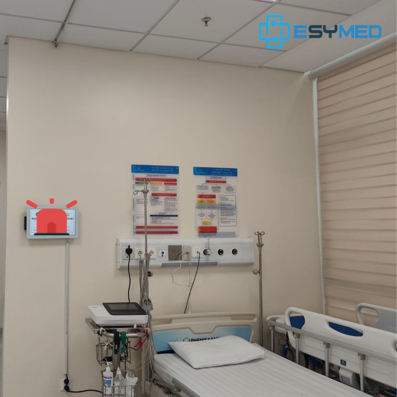 esymed triển khai hệ thống báo động đỏ tại bệnh viện tư nhân hà nội